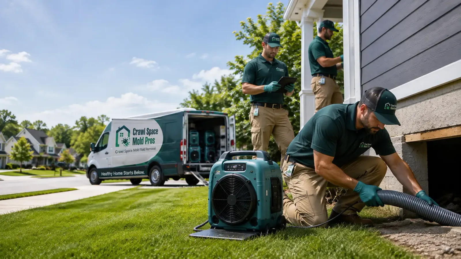 Crawl Space Mold Removal in Esmond, ND
